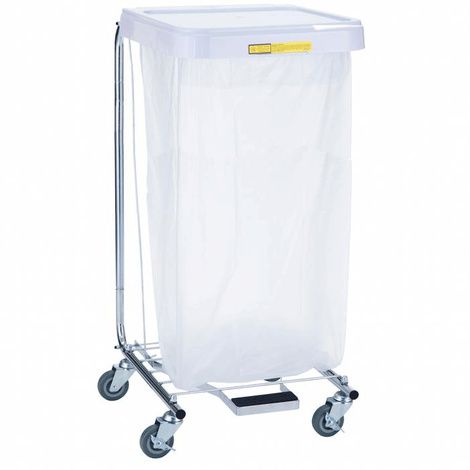 R&B Single Medium Duty Hamper with Foot Pedal
