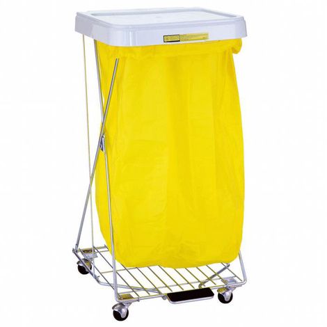 R&B Wire Hamper Stand with Foot Pedal