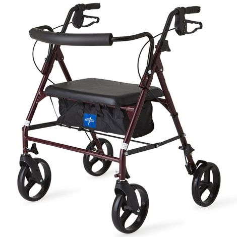 Medline Bariatric Heavy Duty Steel Rollator