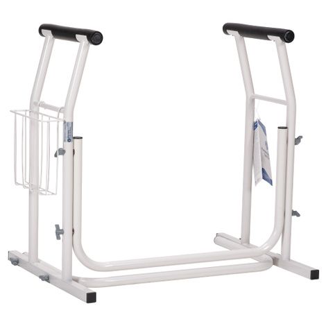 Dynarex Freestanding Toilet Rail