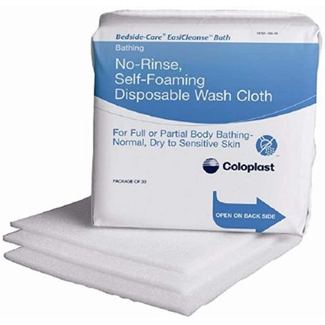 Disposable washcloths shop with soap