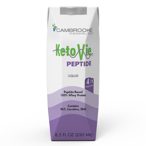 Cambrooke Therapeutics KetoVie Peptide 4:1 Oral Supplement And Tube Feeding Formula