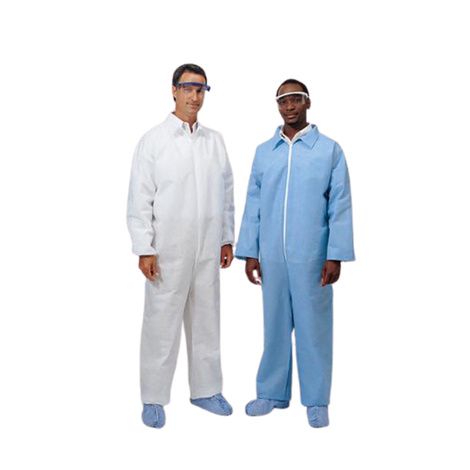 Cardinal Health Coveralls With Open Ankle Cuff