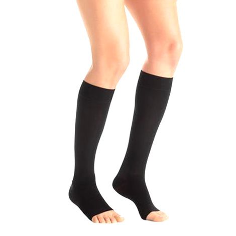 BSN Jobst Opaque Maternity Open Toe Knee High 15-20 mmHg Moderate Compression Socks