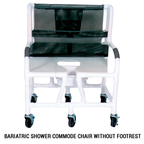 MJM International Bariatric Shower Commode Chair