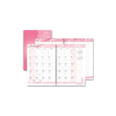 House of Doolittle Breast Cancer Awareness 100% Recycled Ruled Monthly Planner/Journal