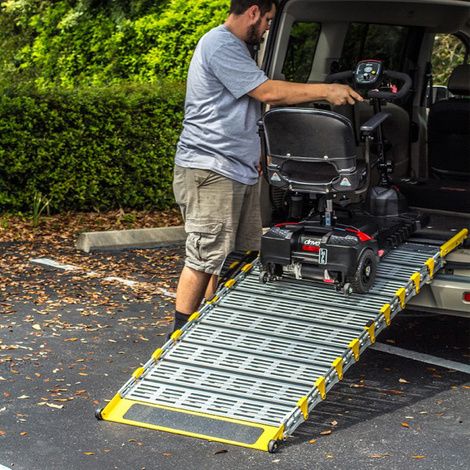 Roll-A-Ramp Powered Auto-Fold Van Ramp System