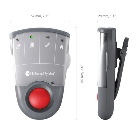 Bellman Visit Vibrating Pager Receiver