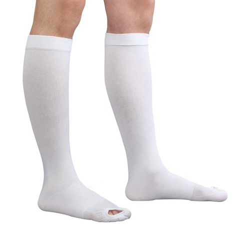 Advanced Orthopaedics Anti-Embolism Knee High Open Toe 18 mmHg Compression Stockings