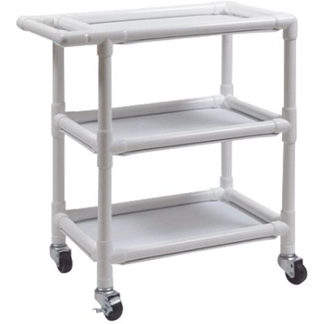 Graham-Field PVC Three Shelf Utility Cart
