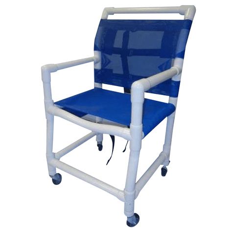 Healthline Shower Chair w Sling Seat Shower Commode Chair