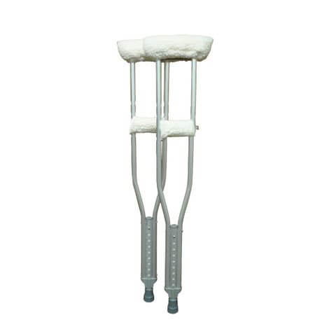 Complete Medical Soft n Plush Comfort Crutch Cover Set