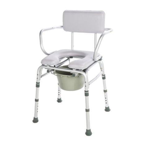Graham Field Padded Commode Bath Seat