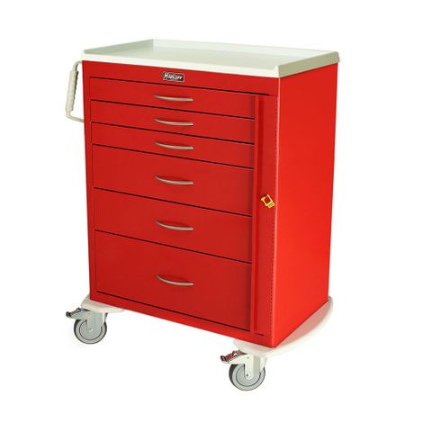 Harloff M-Series Tall Emergency Crash Cart