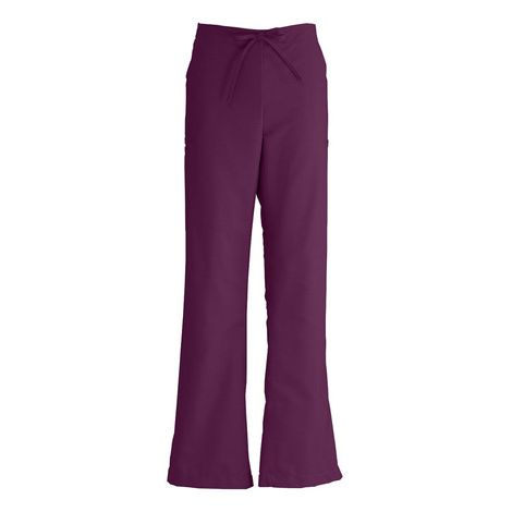 Medline ComfortEase Ladies Modern Fit Cargo Scrub Pants - Wine