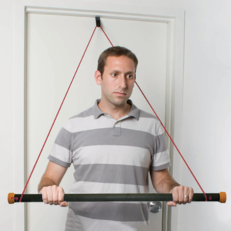 CanDo Over Door Exercise Pulley With Bar And Tubing