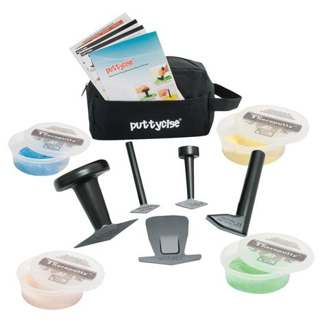 Puttycise Theraputty Tool Set With Putties And Bag