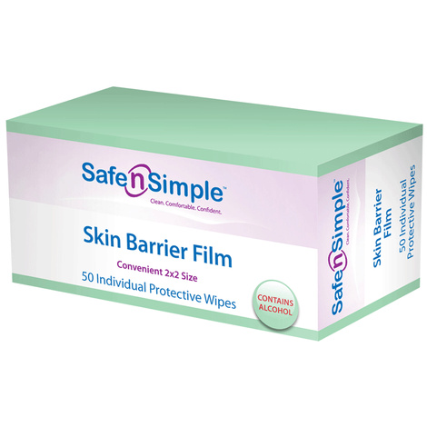 Safe N Simple Skin Barrier Film Wipe