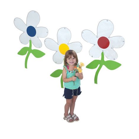 Childrens Factory Flower Mirrors