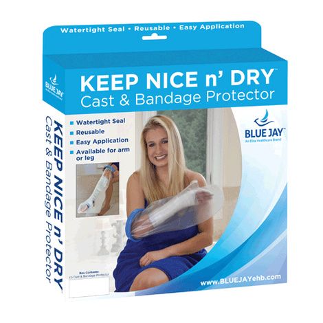 Complete Medical Keep Nice N Dry Waterproof Cast And Bandage Protectors