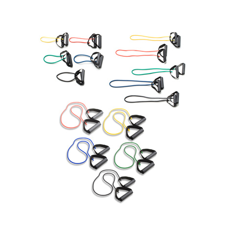 CanDo Tubing with Handles Exerciser 3-Piece Full Body Set