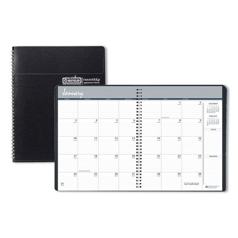 House of Doolittle 14-Month 100% Recycled Ruled Monthly Planner