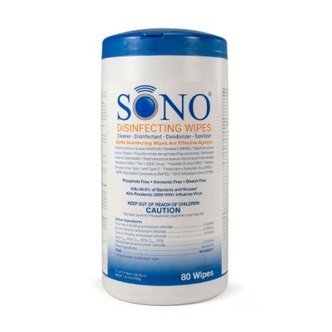 Advanced Ultrasound Sono Surface Disinfectant Cleaner Wipes