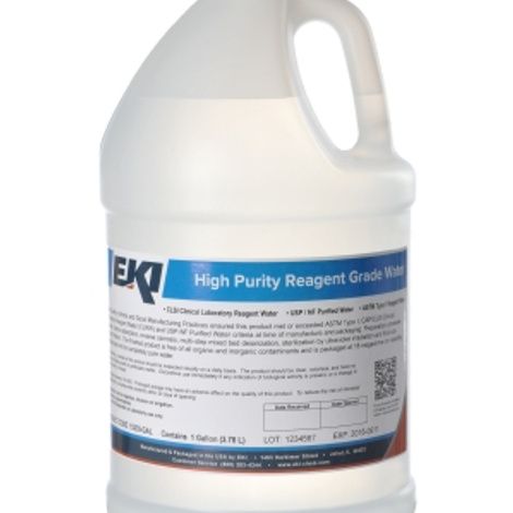 Ek Industries Deionized Water Chemistry Reagent