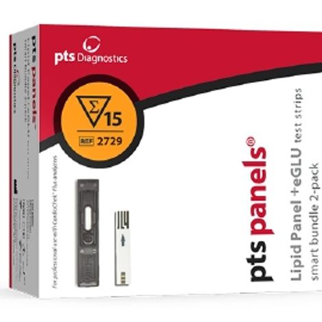 PTS Diagnostics CardioChek Plus Lipid Plus eGLU Smart Bundle Rapid Test Kit