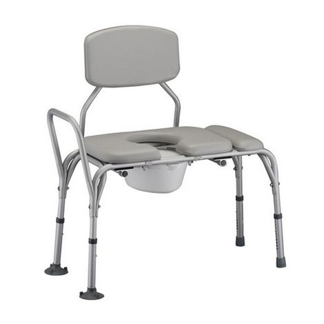 Nova Medical Padded Transfer Bench with Commode