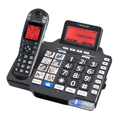 ClearSounds iConnect A1600BT Amplified Cordless with Bluetooth