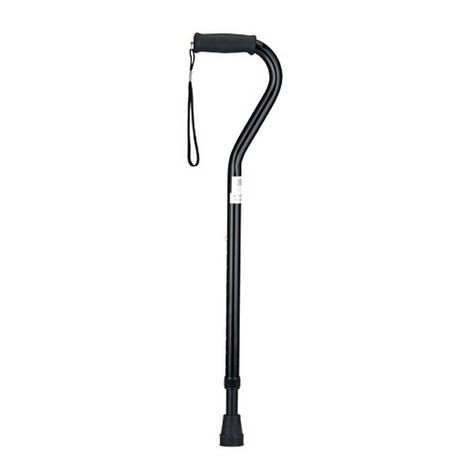 Nova Medical Heavy Duty Aluminum Cane With Black Strap