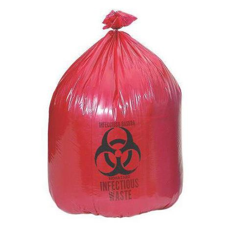 Medline Red Biohazard Liners