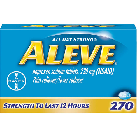 Aleve Pain Relief Naproxen Sodium Tablet