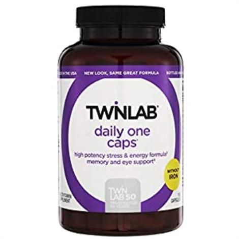 Twinlab Daily One Caps Multi-Vitamin And Multi-Minerals Without Iron