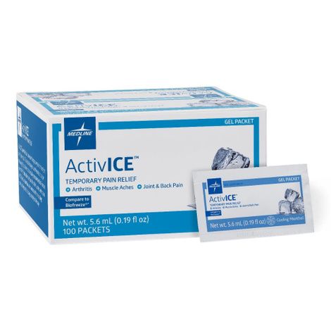 Medline ActivICE Topical Pain Reliever Dispenser Box