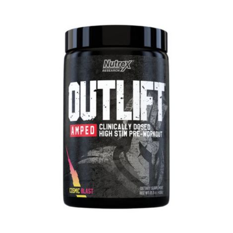 Nutrex Outlift Amped Pre-Workout Dietary ,Fruit Candy,Each,881010