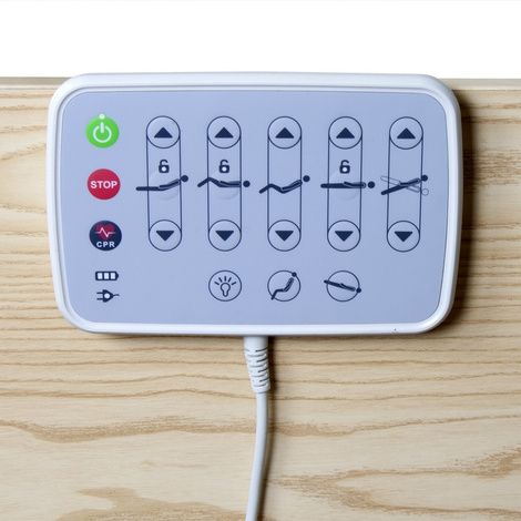 Dynarex D-Series LTC Bed Footboard with 3 Function Staff Control