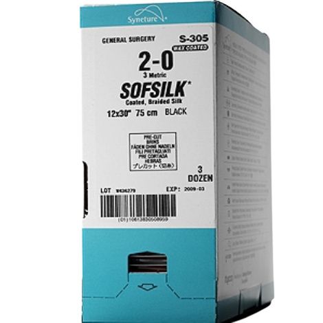 Buy Medtronic Sofsilk Reverse Cutting Suture with Needle GS-10