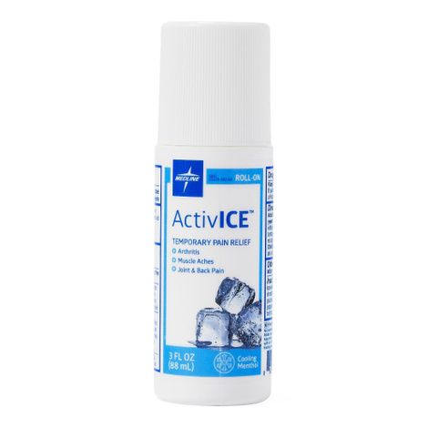 Medline ActivICE Topical Pain Reliever Roll On