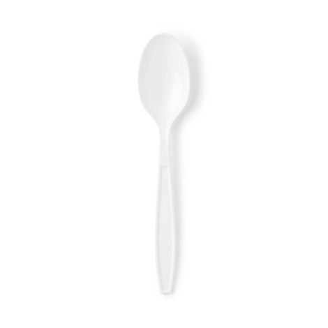 Medline Polystyrene Disposable Plastic Spoon