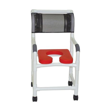 MJM 18' High Backed Soft Seat Shower Chair