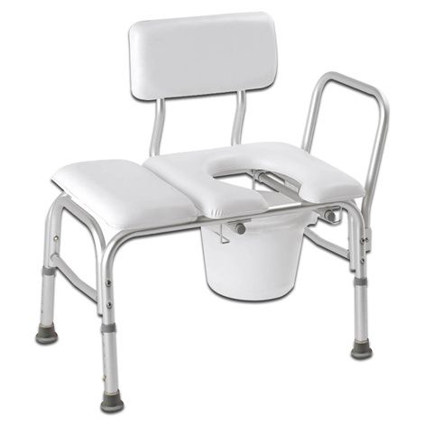 Carex Deluxe Vinyl Padded Bathtub Transfer Bench
