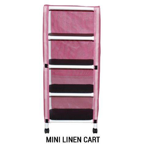 MJM International Echo Four Shelf Linen Cart