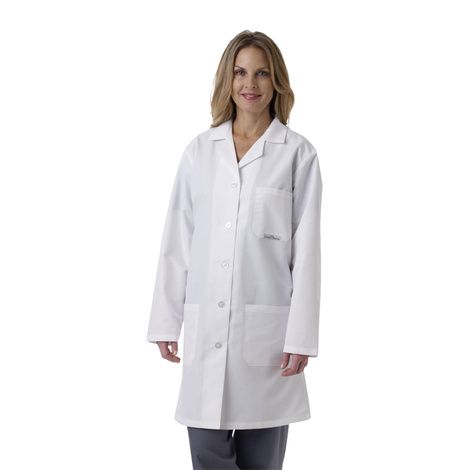 Medline Ladies SilverTouch Staff Length Lab Coats