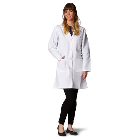 Medline Ladies Classic Staff Length Lab Coat