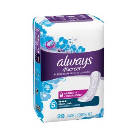 Heavy Absorbency Bladder Control Pad, 12 Inch Length, One Size Fits Most,  60 per Pack