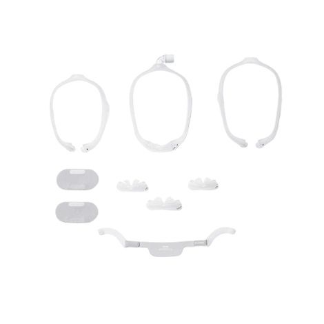 Philips Respironics DreamWear Silicone Pillow CPAP Mask with Headgear,Small Frame-Medium Wide Cushion,Each,1146413