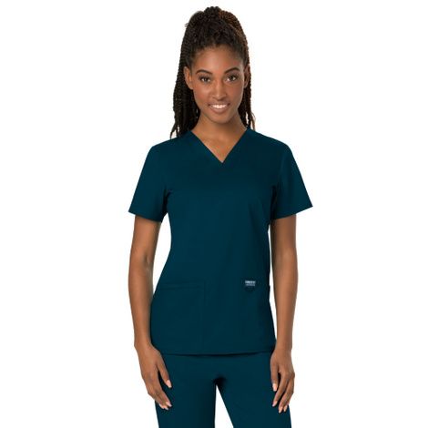 Cherokee Women's V-Neck Solid Scrub Top