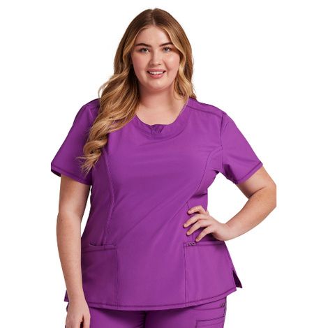Cherokee Infinity Women's Round Neck Scrub Top